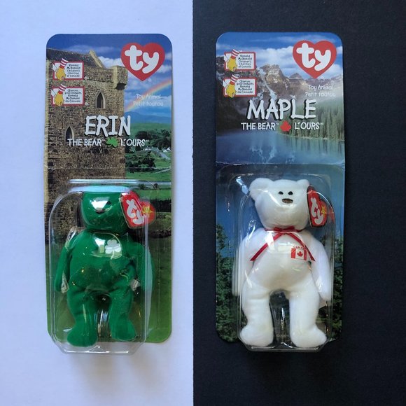 McDonald's Other - NWT 1999 McDonald's TY Beanie Babies, Erin & Maple